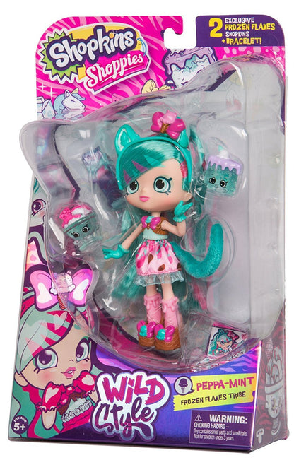 SHOPKINS SHOPPIES S9 WILD STYLE SINGLE PACK W2 PEPPA-MINT