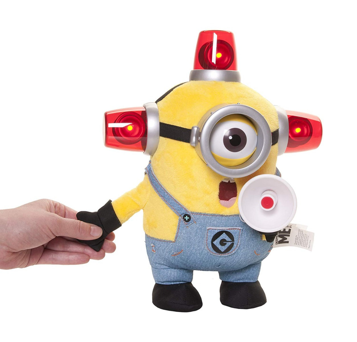 DESPICABLE ME BEE-DOO FIREMAN MINION TALKING PLUSH