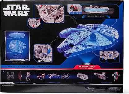 Star Wars Feature Vehicle (9" Vehicle & Figure) Millennium Falcon W1