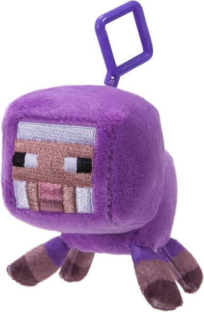 MINECRAFT CLIP PLUSH BABY PURPLE SHEEP