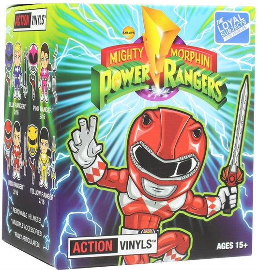 MIGHTY MORPHIN POWER RANGERS WAVE 1 ACTION VINYLS PDQ CASE