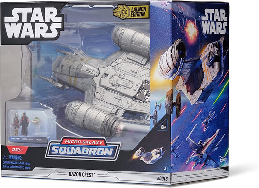 STAR WARS Deluxe Vehicle (8" Vehicle & Figure) Razor Crest W1