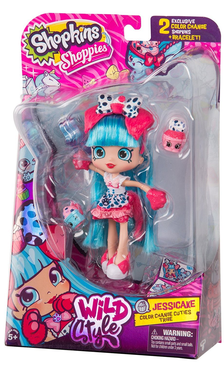 SHOPKINS SHOPPIES S9 WILD STYLE SINGLE PACK W1 JESSICAKE