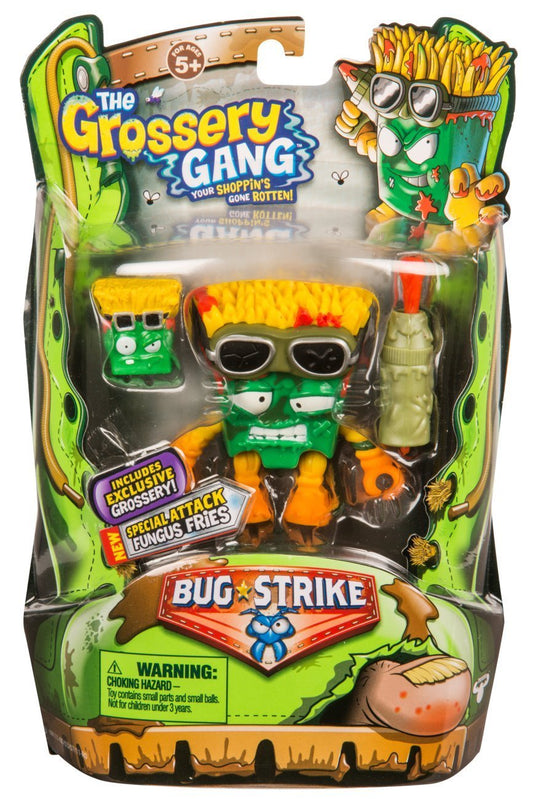 THE GROSSERY GANG S4 W1 BUG STRIKE ACTION FIGURE FUNGUS FRIES