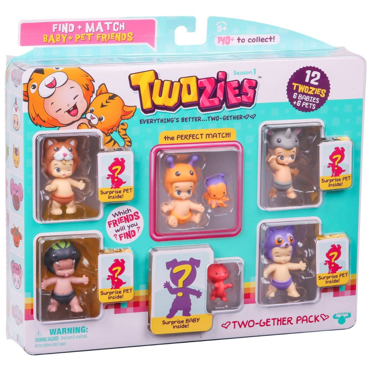 TWOZIES SEASON 1 - TWOGETHER PACK (12 PACK) ASSORTED