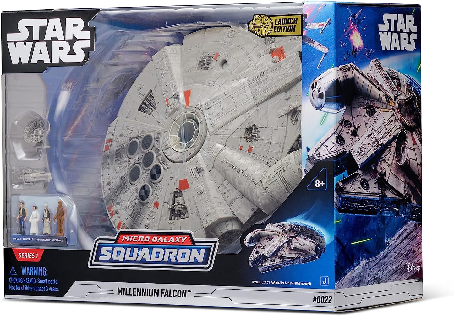 Star Wars Feature Vehicle (9" Vehicle & Figure) Millennium Falcon W1
