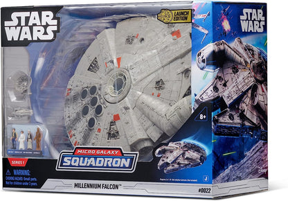 Star Wars Feature Vehicle (9" Vehicle & Figure) Millennium Falcon W1