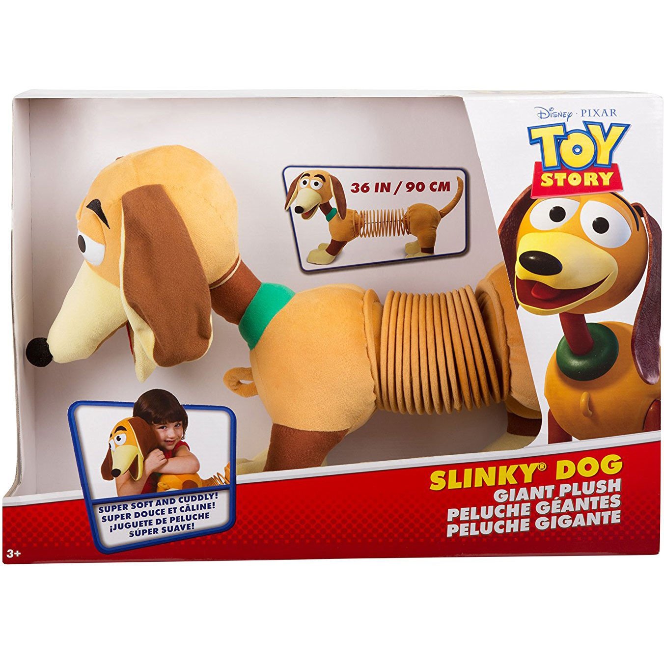 DISNEY PIXAR TOY STORY SLINKY DOG GIANT PLUSH