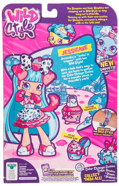 SHOPKINS SHOPPIES S9 WILD STYLE SINGLE PACK W1 JESSICAKE