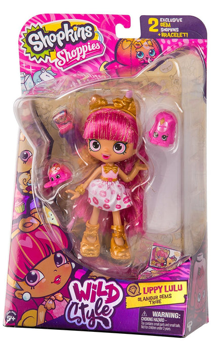 SHOPKINS SHOPPIES S9 WILD STYLE SINGLE PACK W1 LIPPY LULU