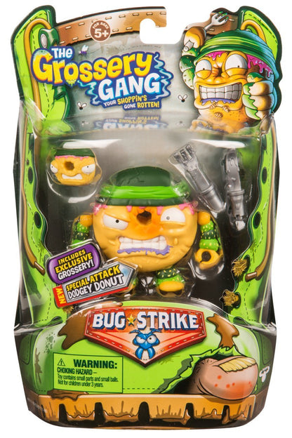 THE GROSSERY GANG S4 W1 BUG STRIKE ACTION FIGURE DODGEY DONUT