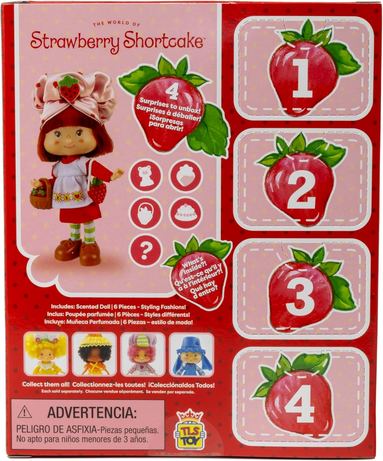 STRAWBERRY SHORTCAKE 6" CLASSIC DOLL (TLS)