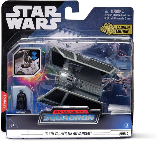 STAR WARS Medium Vehicle (5" Vehicle & Figure) Darth Vader's Tie Advanced