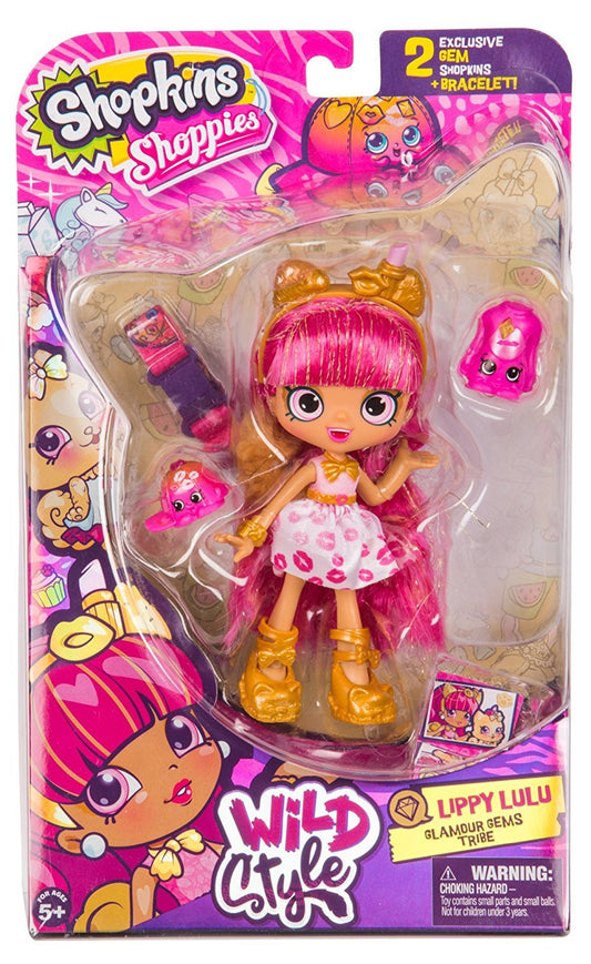 SHOPKINS SHOPPIES S9 WILD STYLE SINGLE PACK W1 LIPPY LULU