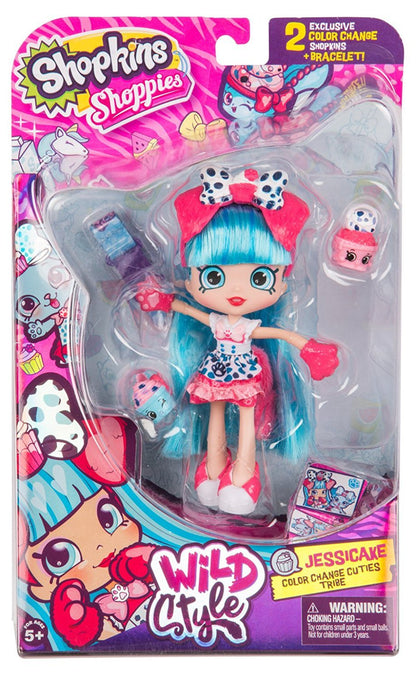 SHOPKINS SHOPPIES S9 WILD STYLE SINGLE PACK W1 JESSICAKE