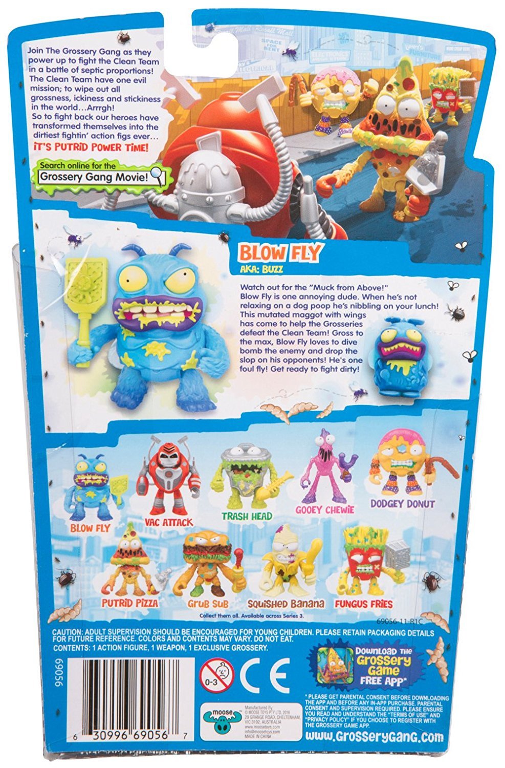 THE GROSSERY GANG S3 W2 PUTRID POWER FIGURE BLOW FLY