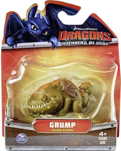 DRAGONS DEFENDERS OF BERK MINI FIGURE GRUMP RUMBLEHORN