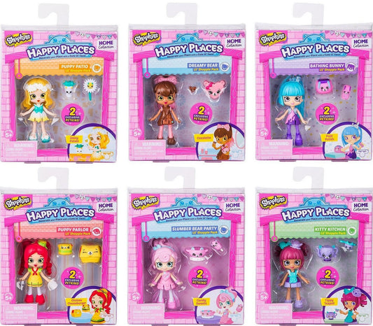 HAPPY PLACES S2 DOLL SINGLE PACKS SET OF 6