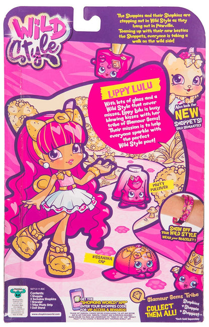 SHOPKINS SHOPPIES S9 WILD STYLE SINGLE PACK W1 LIPPY LULU