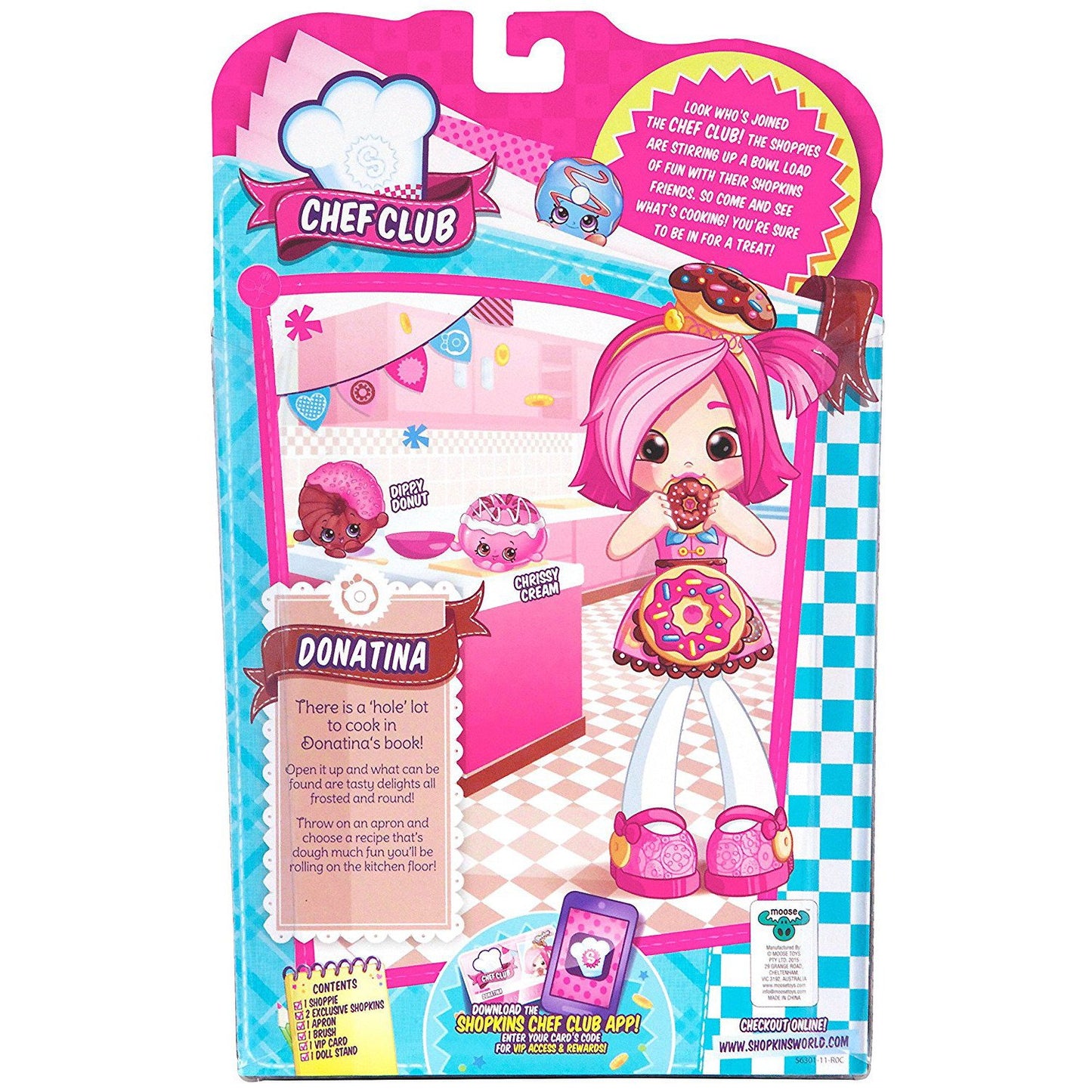 SHOPKINS SHOPPIES DOLL CHEF CLUB DONATINA