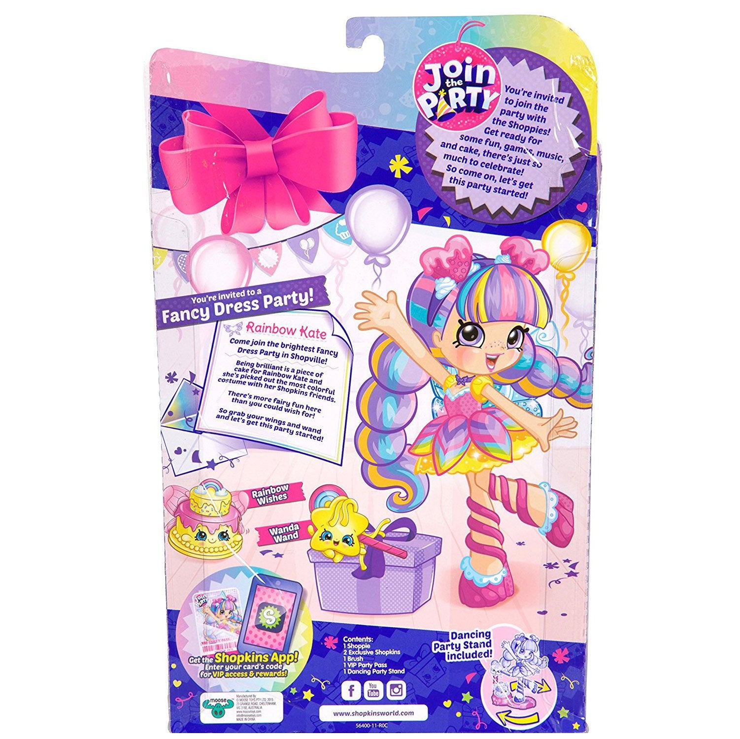 SHOPPIES PARTY DOLLS RAINBOW KATE
