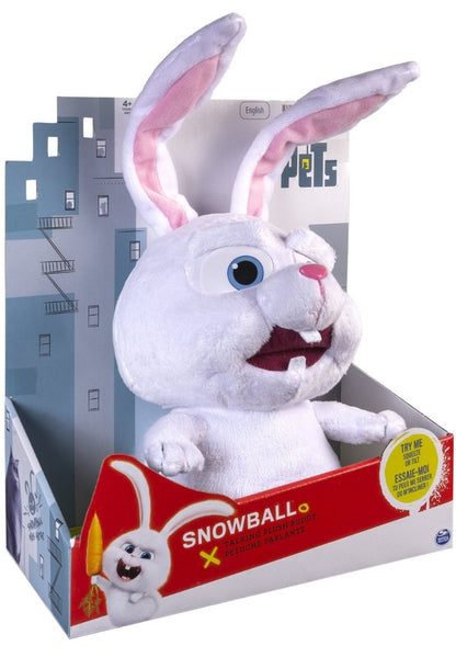 SECRET LIFE OF PETS TALKING 12" PLUSH BUDDY SNOWBALL