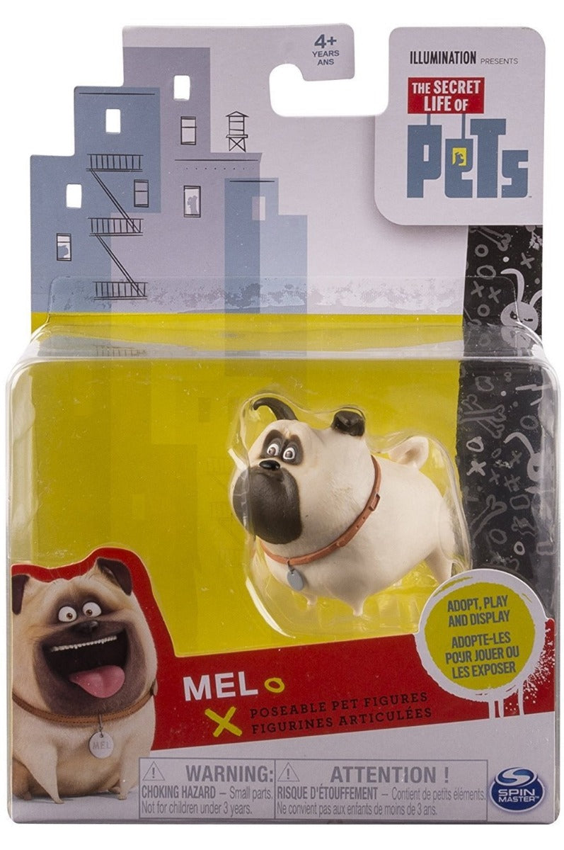 SECRET LIFE OF PETS POSEABLE PET FIGURE MEL