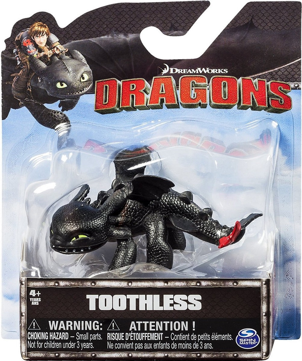 DREAMWORKS DRAGONS TOOTHLESS (CROUCHING) MINI DRAGON