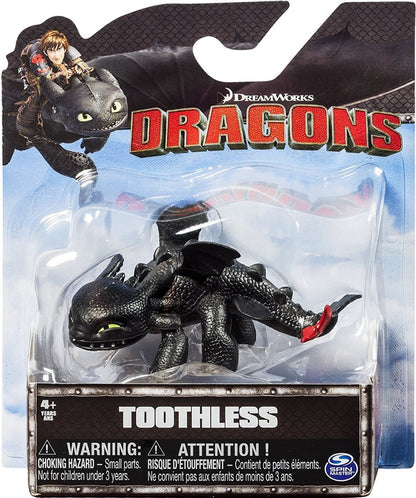 DREAMWORKS DRAGONS TOOTHLESS (CROUCHING) MINI DRAGON
