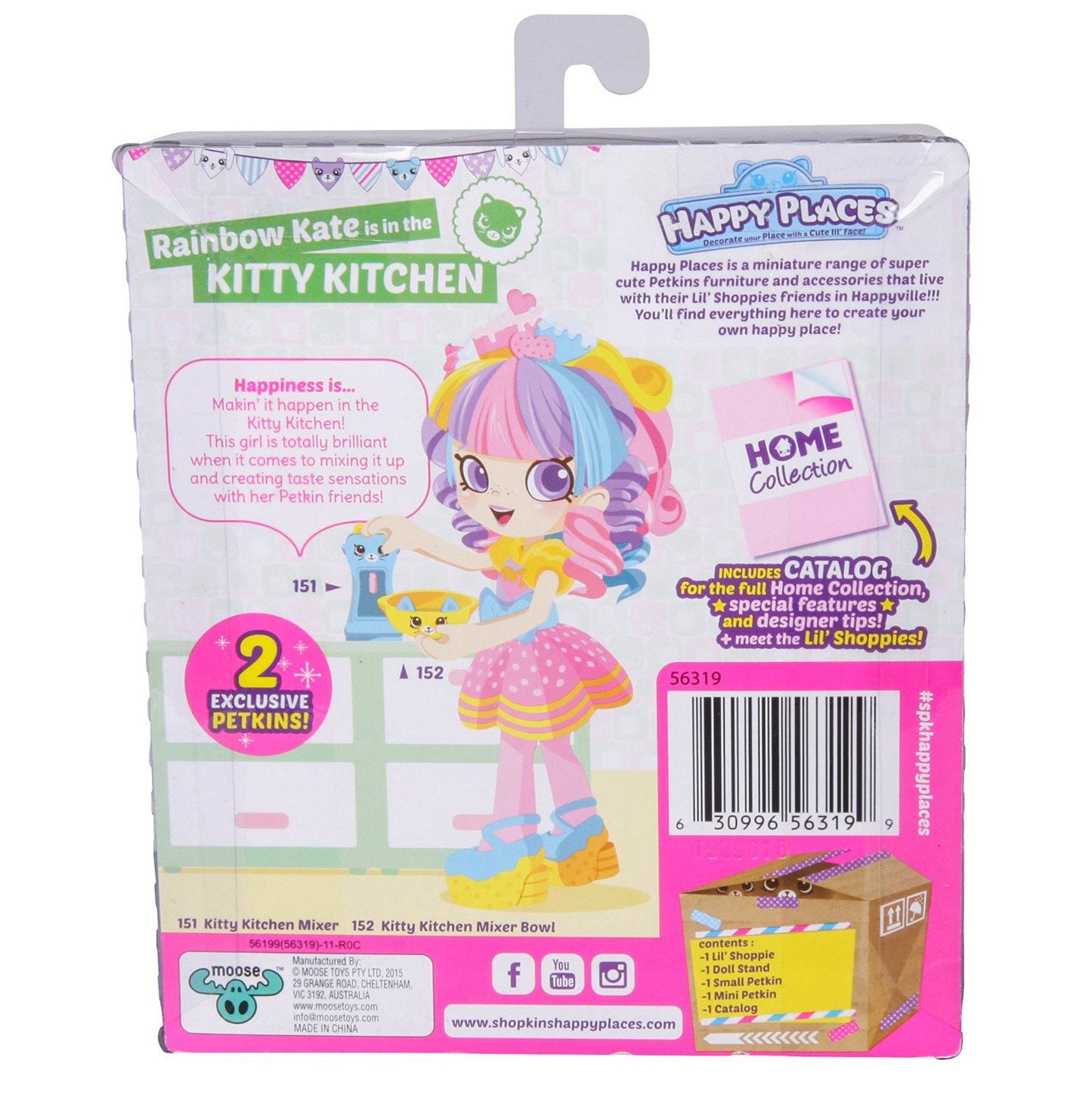 HAPPY PLACES DOLL SINGLE RAINBOW KATE