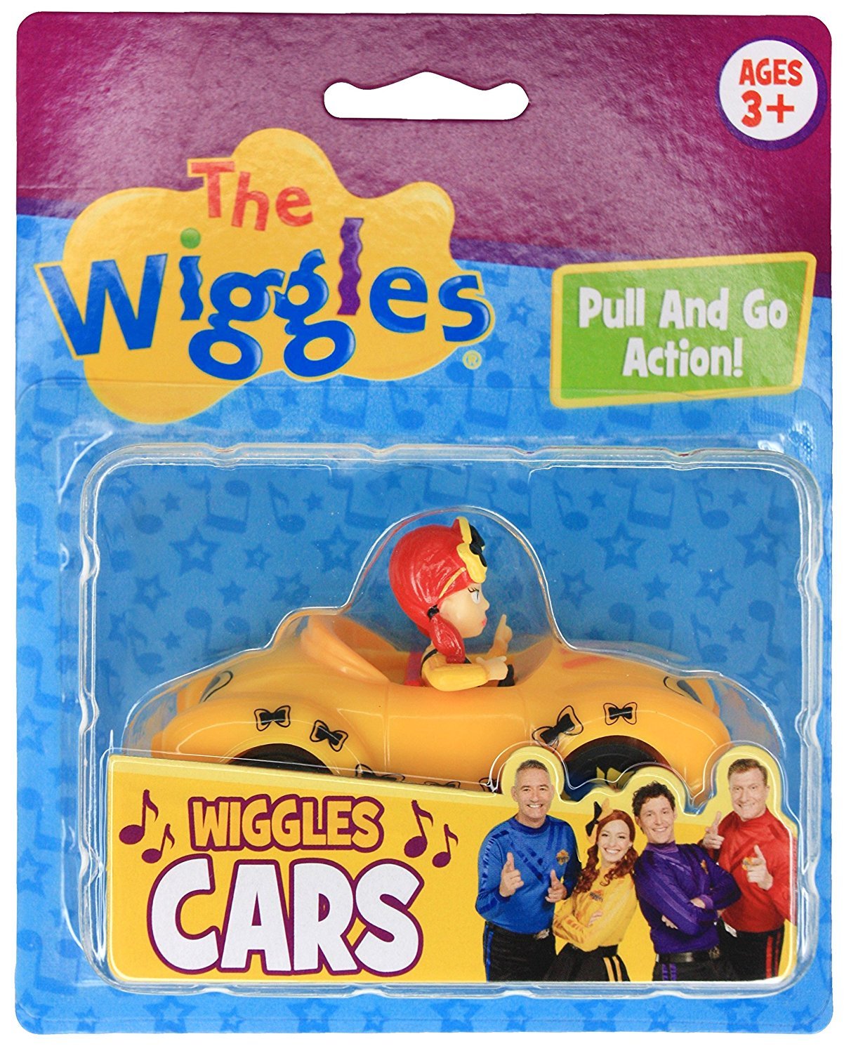 THE WIGGLES 3" WIGGLES CARS YELLOW (EMMA)