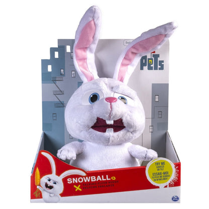 SECRET LIFE OF PETS TALKING 12" PLUSH BUDDY SNOWBALL