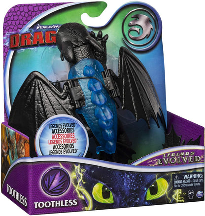 DREAMWORKS DRAGONS LEGENDS EVOLVED DRAGON ACTION FIGURE (TOOTHLESS)
