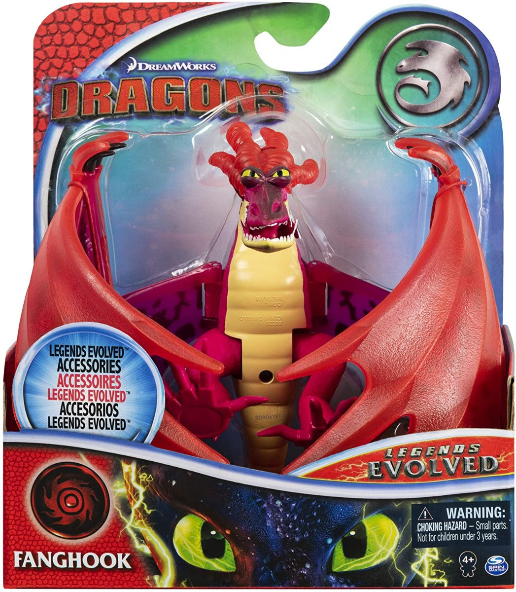 DREAMWORKS DRAGONS LEGENDS EVOLVED DRAGON ACTION FIGURE (FANGHOOK)