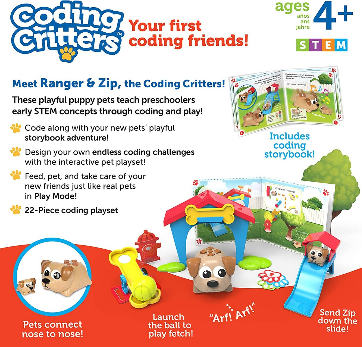Learning Resources Coding Critters Ranger & Zip