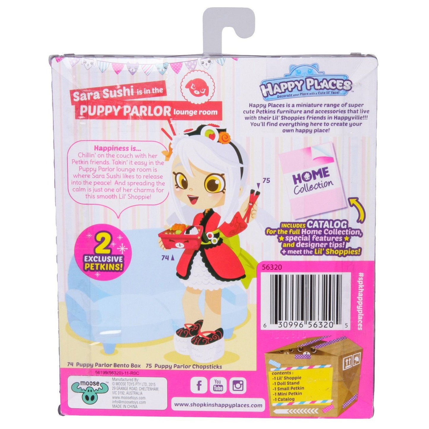 HAPPY PLACES DOLL SINGLE SARA SUSHI