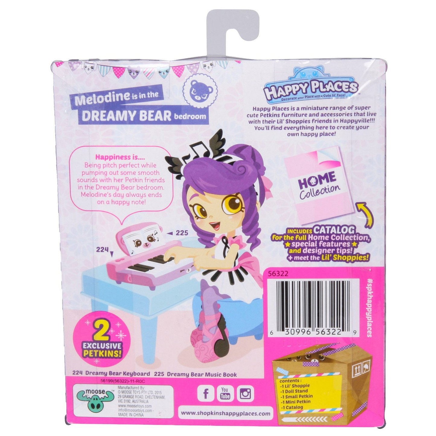 HAPPY PLACES DOLL SINGLE MELODINE