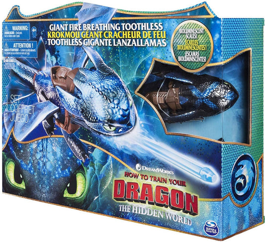 DREAMWORKS DRAGONS GIANT FIRE BREATHING TOOTHLESS (2018)