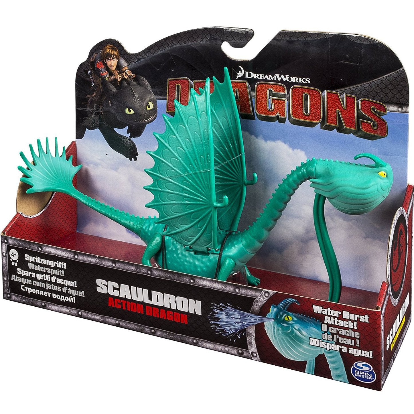DREAMWORKS DRAGONS SCAULDRON ACTION DRAGON