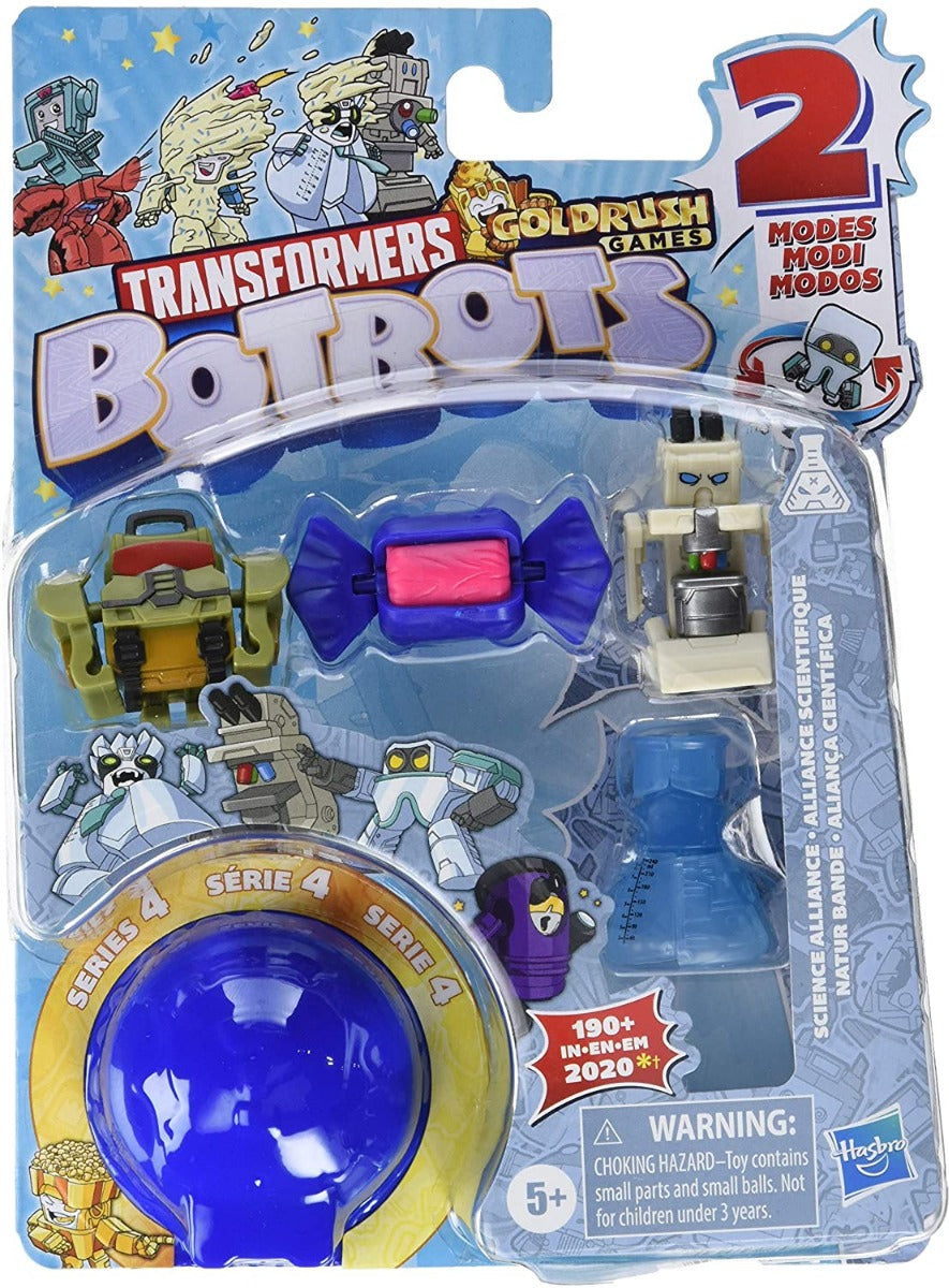 TRANSFORMERS BOTBOTS TOYS SERIES 4 SCIENCE ALLIANCE 5-PACK ASSORTED