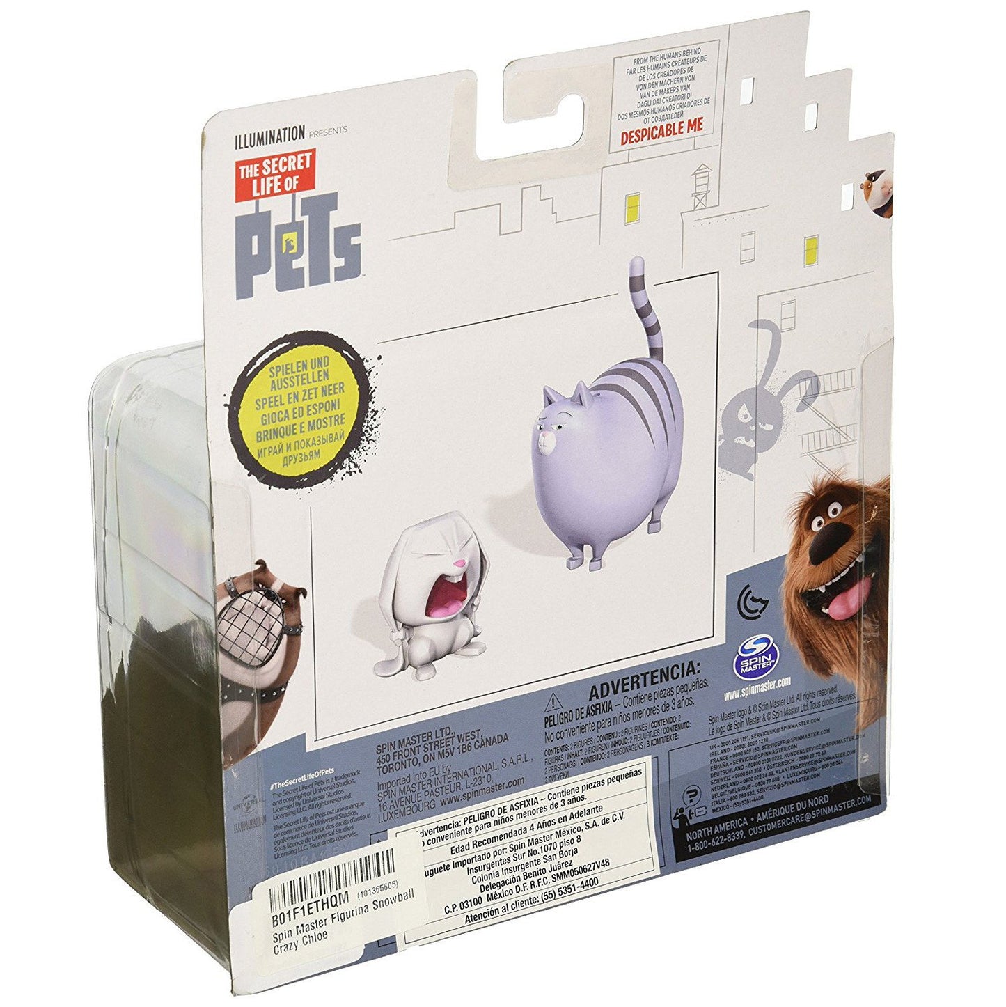 SECRET LIFE OF PETS VINYL PET FIGURES 2-PACK SNOWBALL & CHLOE