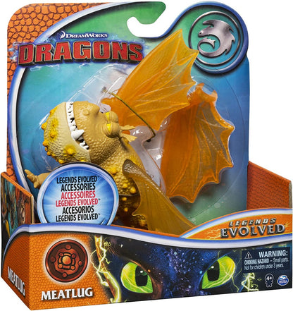 DREAMWORKS DRAGONS LEGENDS EVOLVED DRAGON ACTION FIGURE (MEATLUG)