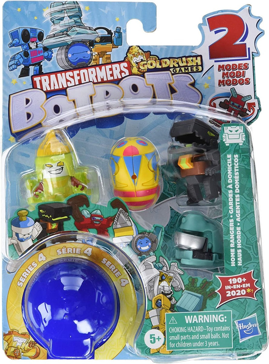 TRANSFORMERS BOTBOTS TOYS SERIES 4 HOME RANGERS 5-PACK ASSORTED