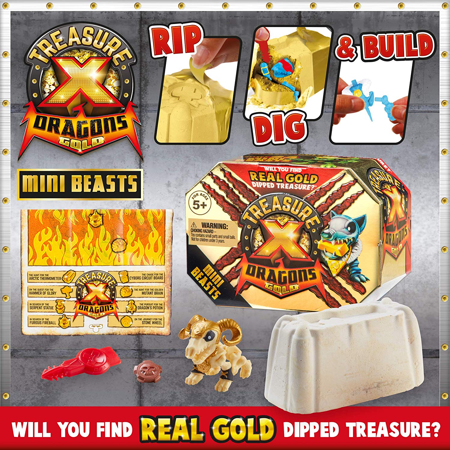TREASURE X S2 MINI BEASTS SINGLE PACK