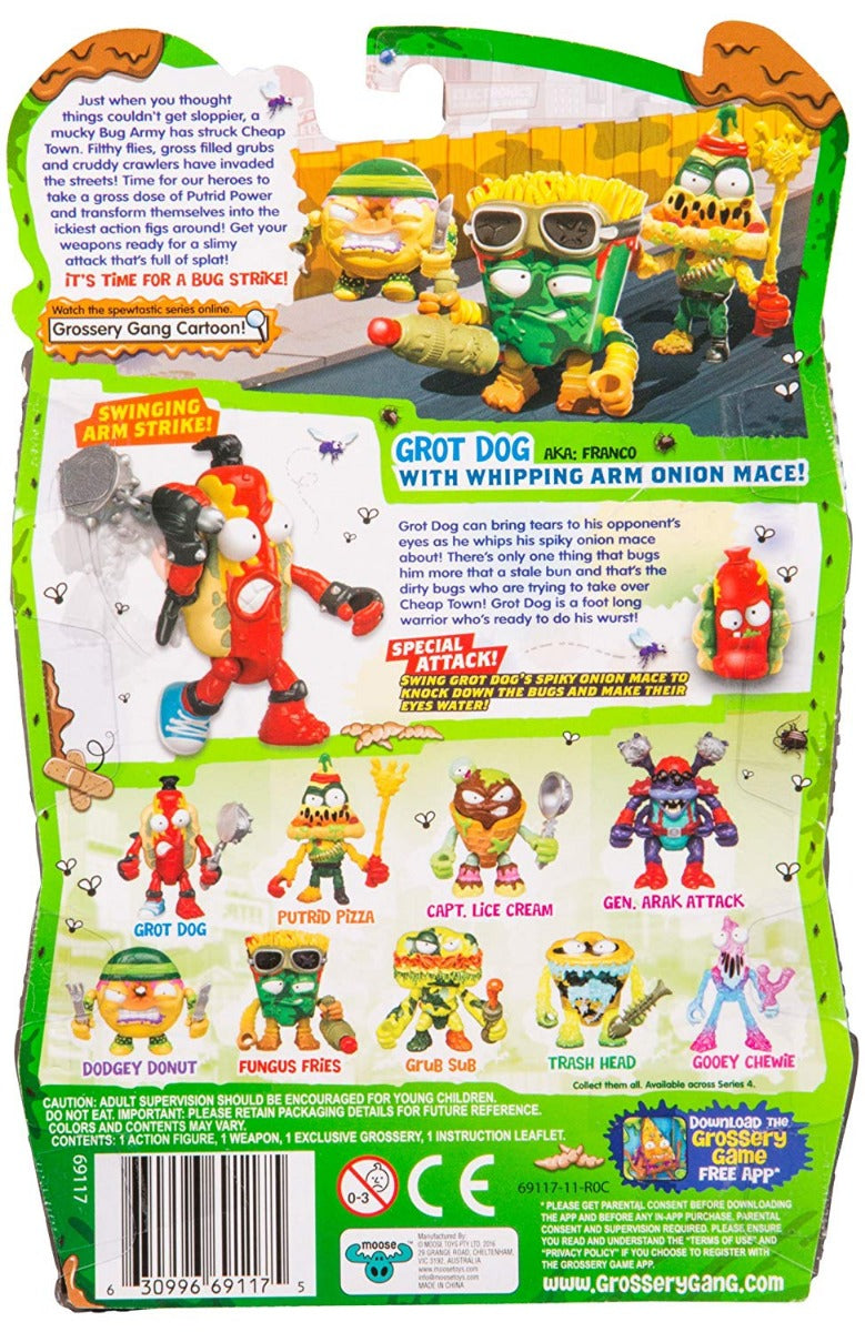 THE GROSSERY GANG S4 W2 BUG STRIKE ACTION FIGURE GROT DOG