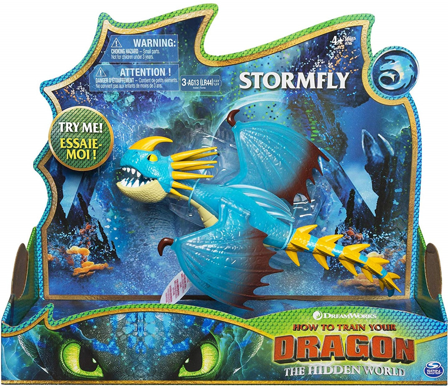 DREAMWORKS DRAGONS STORMFLY DELUXE LIGHTS/SOUND DRAGON