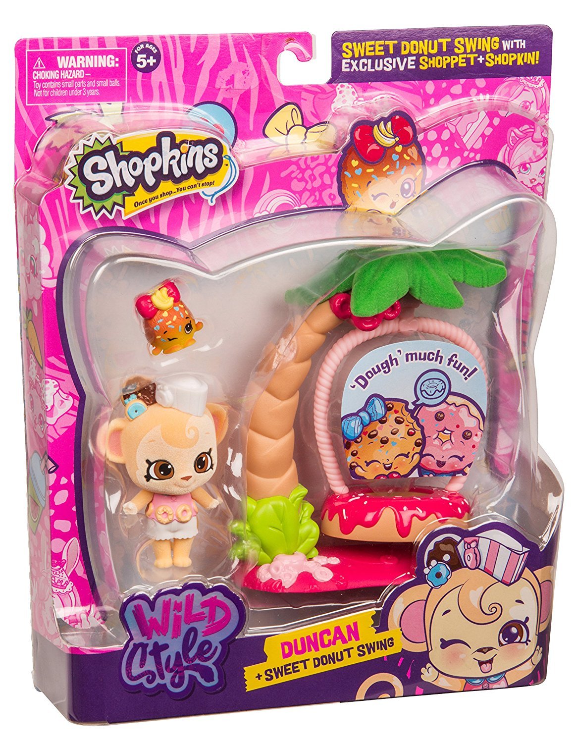 SHOPKINS SHOPPETS S9 WILD STYLE THEME PACK DUNCAN