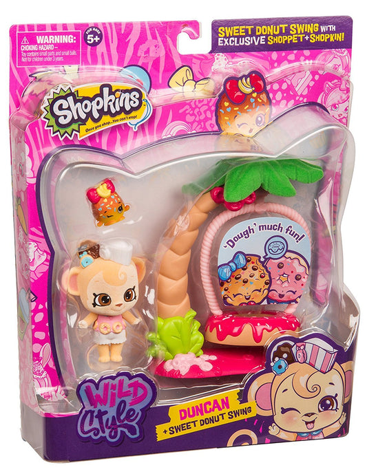 SHOPKINS SHOPPETS S9 WILD STYLE THEME PACK DUNCAN