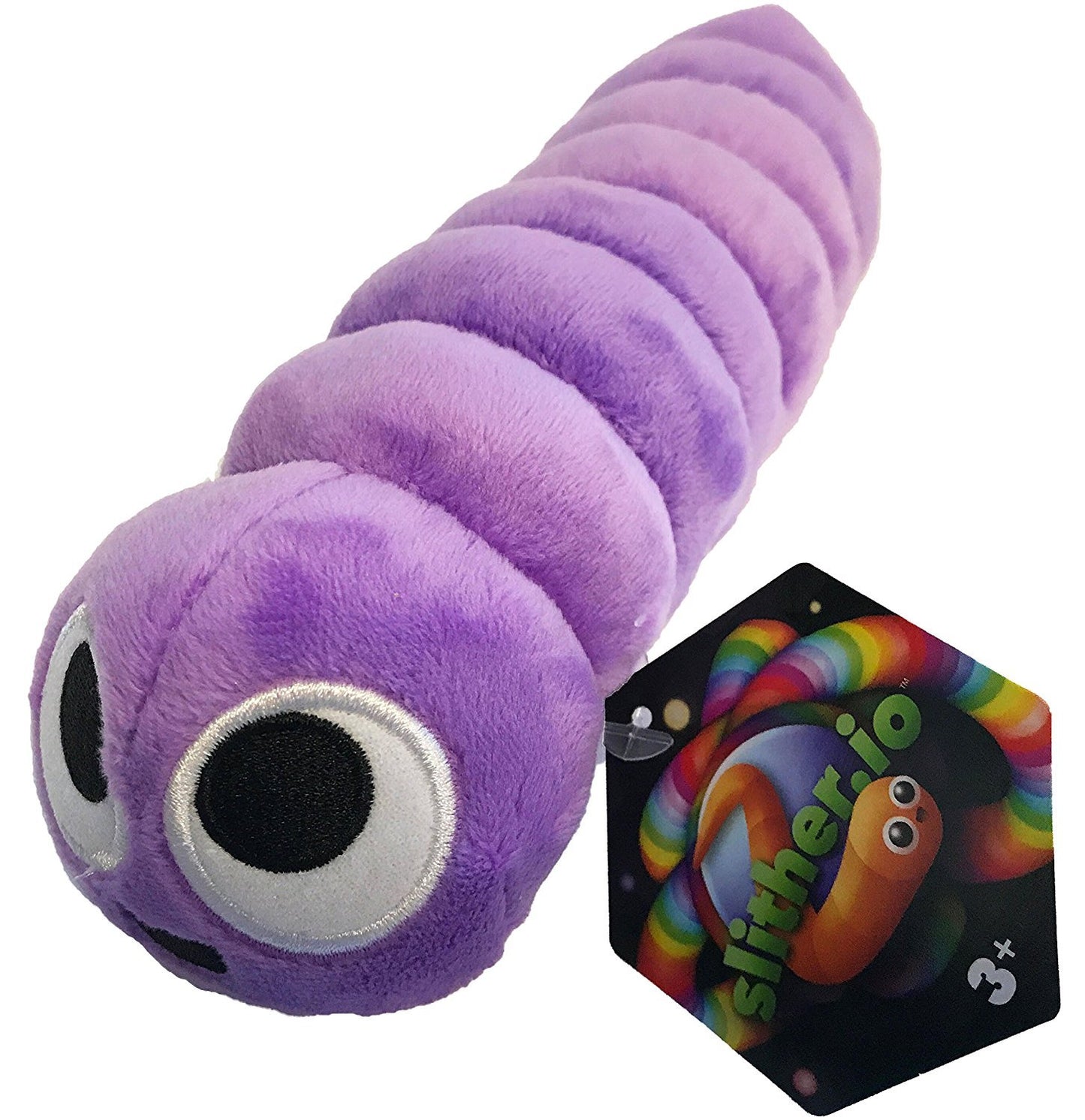 SLITHER.IO 8" BENDABLE PLUSH PURPLE