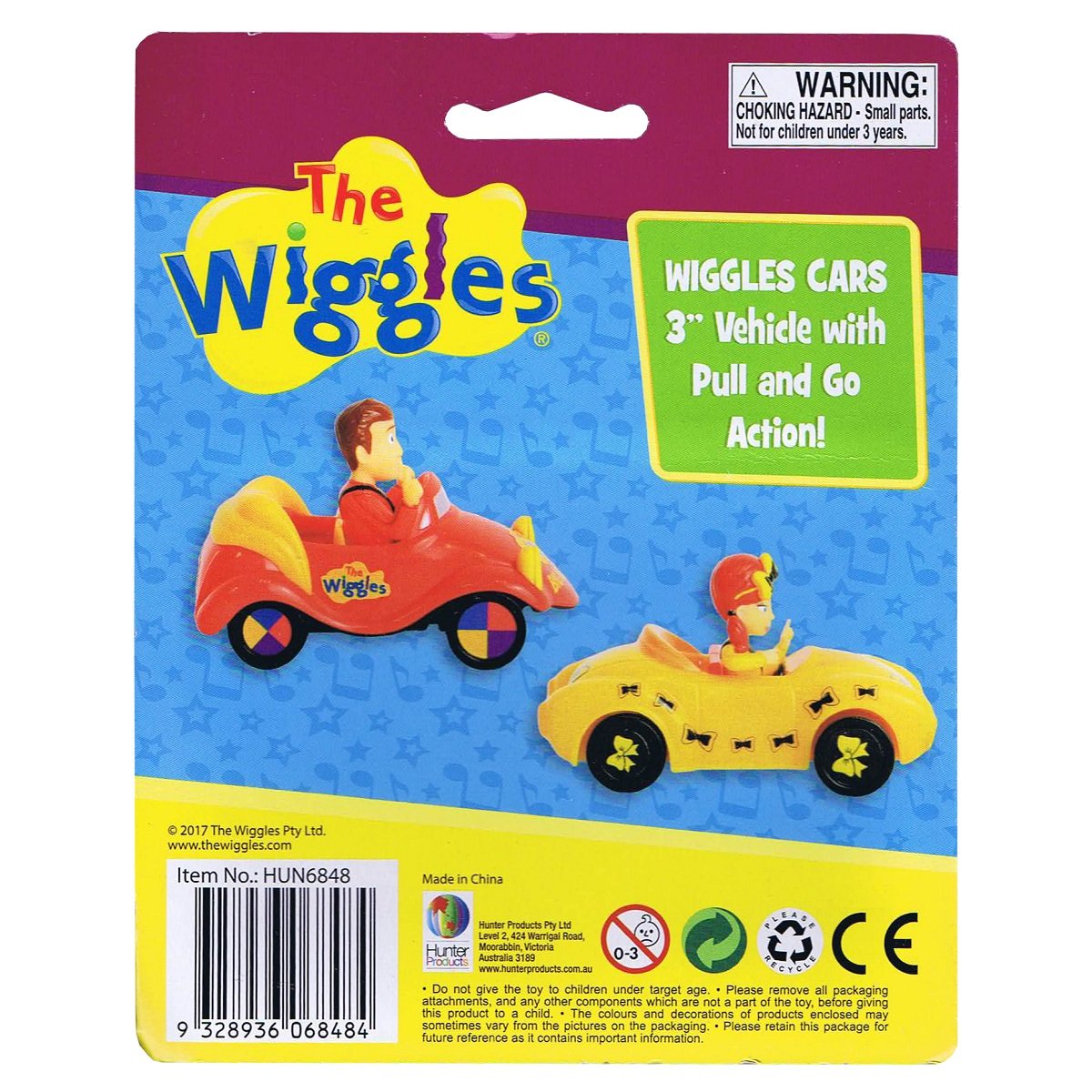 THE WIGGLES 3" WIGGLES CARS RED (SIMON)
